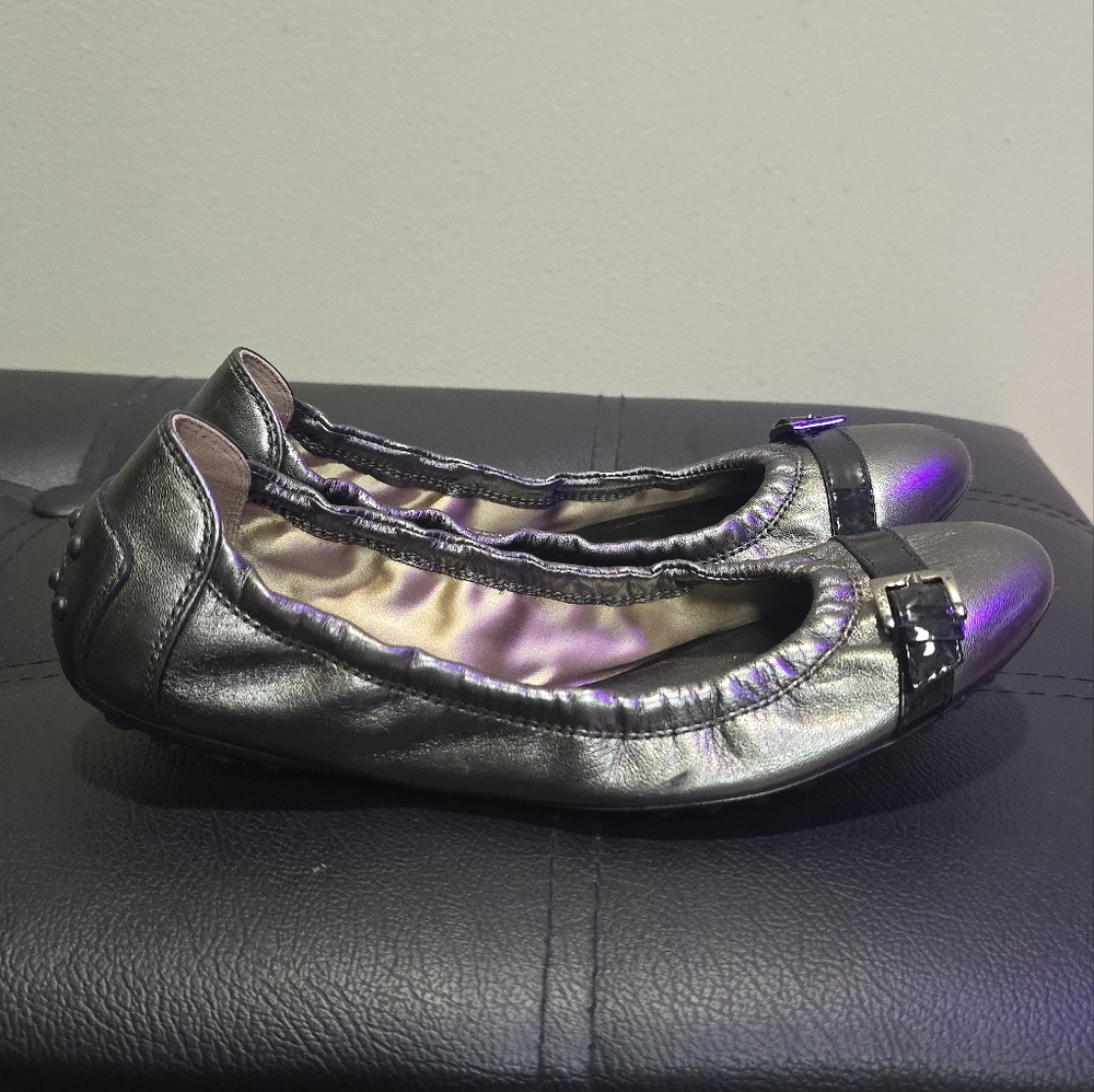 Tod's Green Ballerinas size 36 colour green